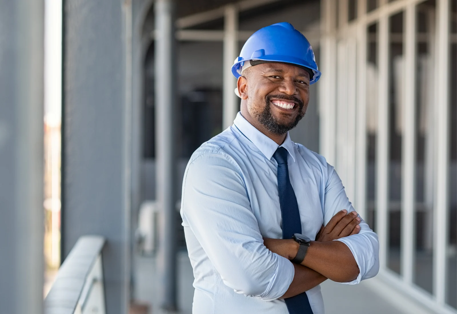 Property manager overseeing a development on site